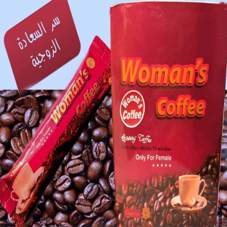 قهوة الاثارة للسيدات قهوة التشبيق وومن كافية woman,s coffee منشط طبيعي للنساء