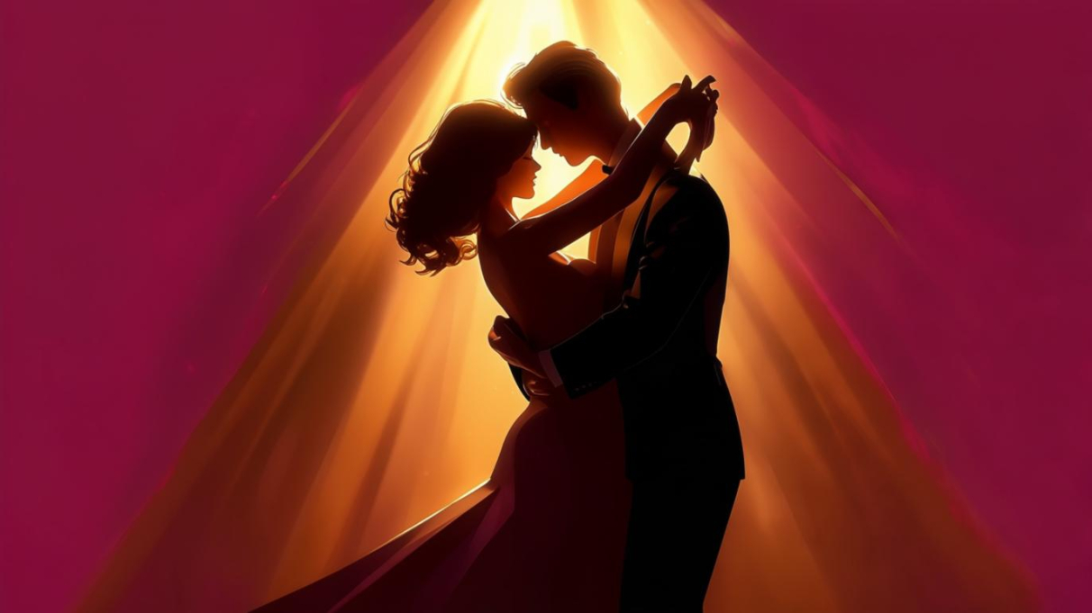 العناق بين الزوجين